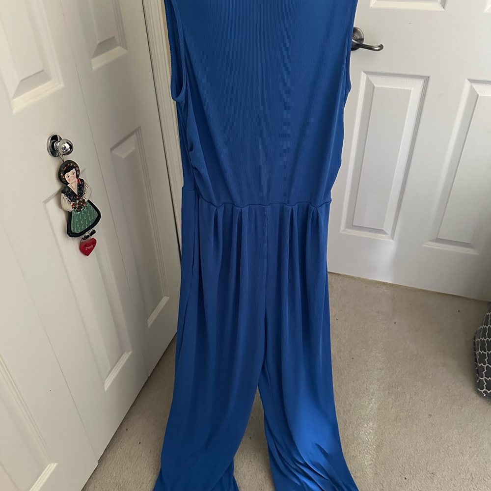 Elegant Blue Jumpsuit